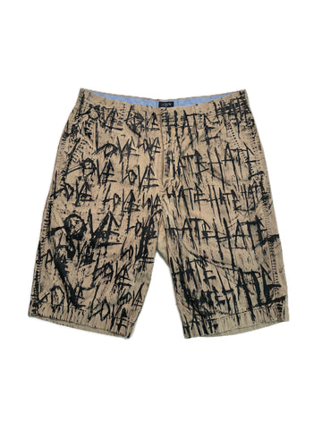 Upcycled Love Hate Shorts (30W)