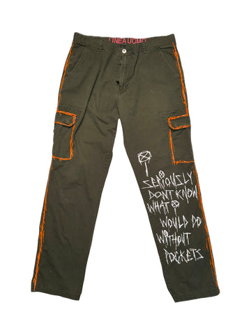 Upcycled Pocket Pants (38W 34L)
