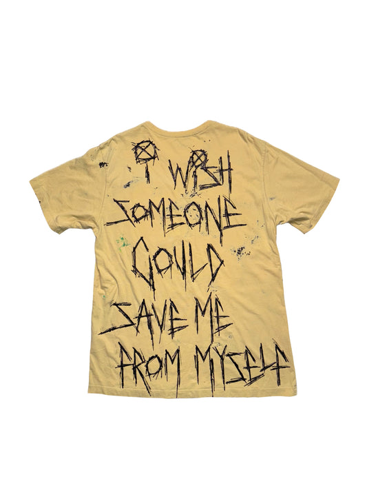 Smeared Flower Tee (Large)