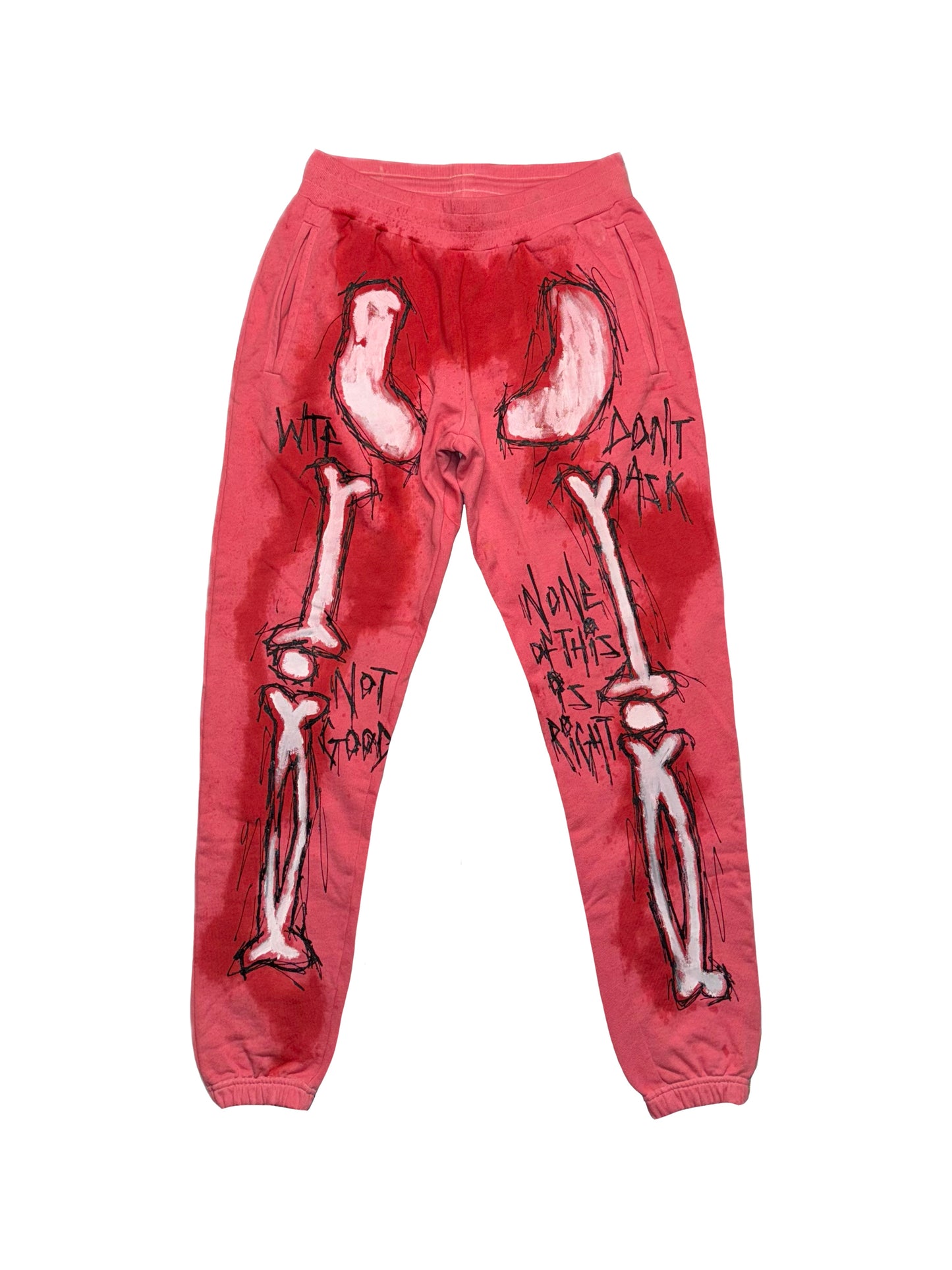 Skeleton Hoodie and Sweatpants Set (Small)