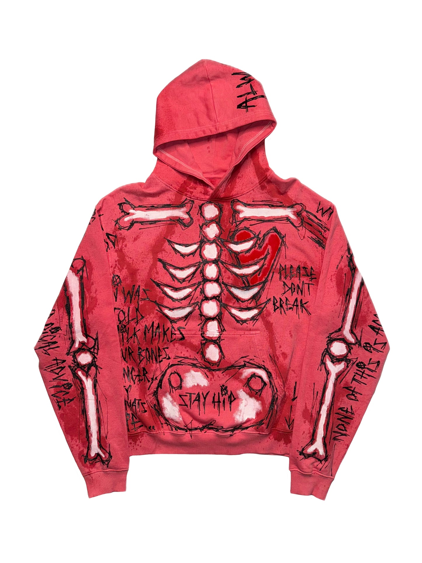 Skeleton Hoodie and Sweatpants Set (Small)