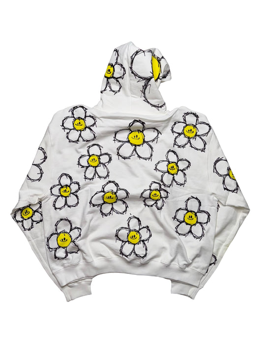 All Over Flower Hoodie (XL)