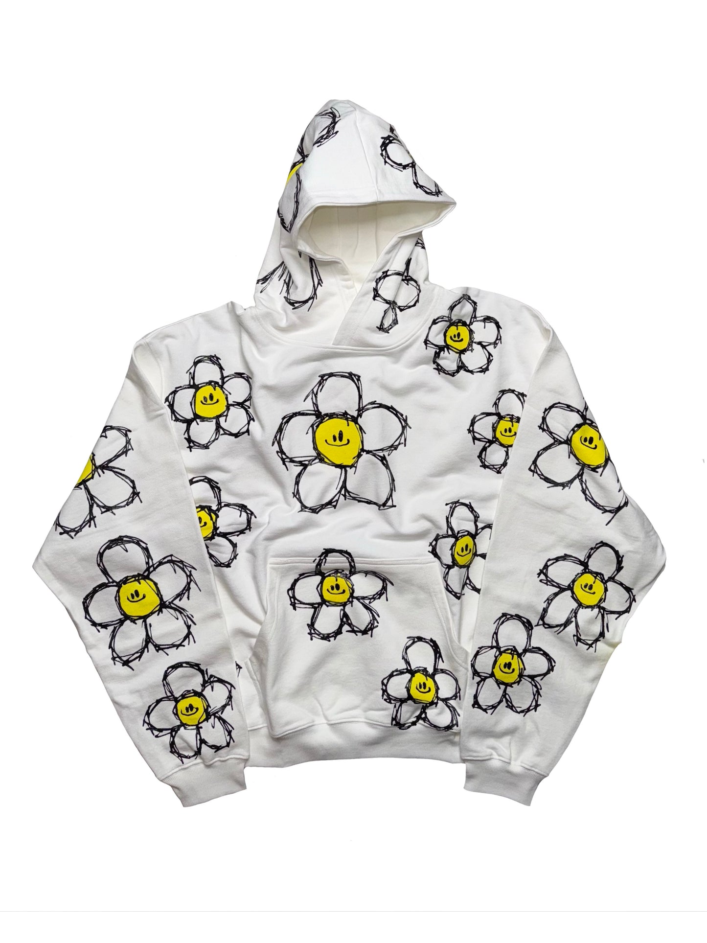 All Over Flower Hoodie (XL)