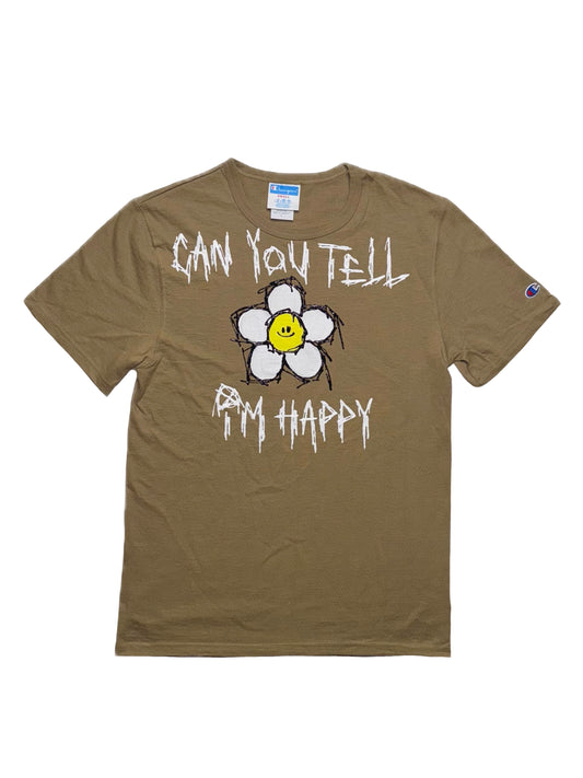 Can You Tell Im Happy Tee (Small)