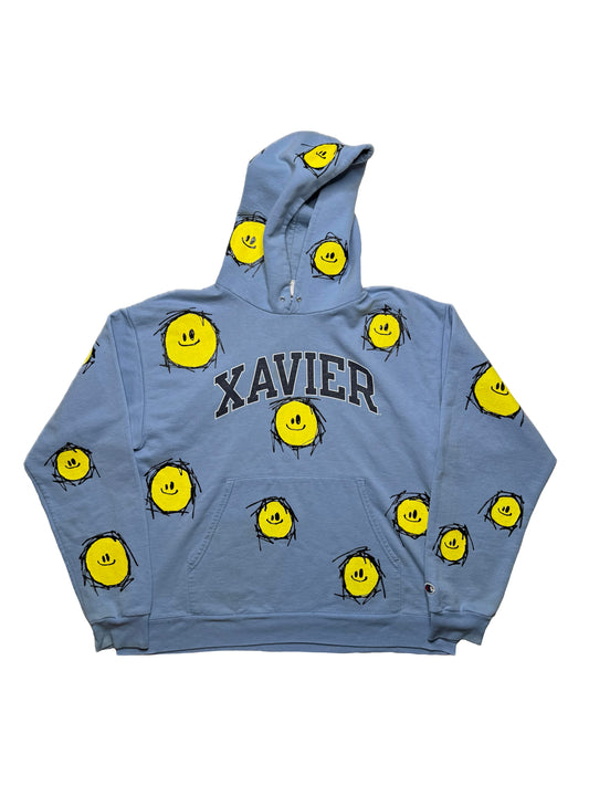 All Over Smiley Hoodie (Large)