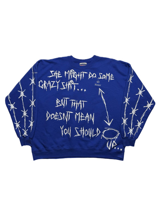 Messer Up Crewneck Sweater (XL)