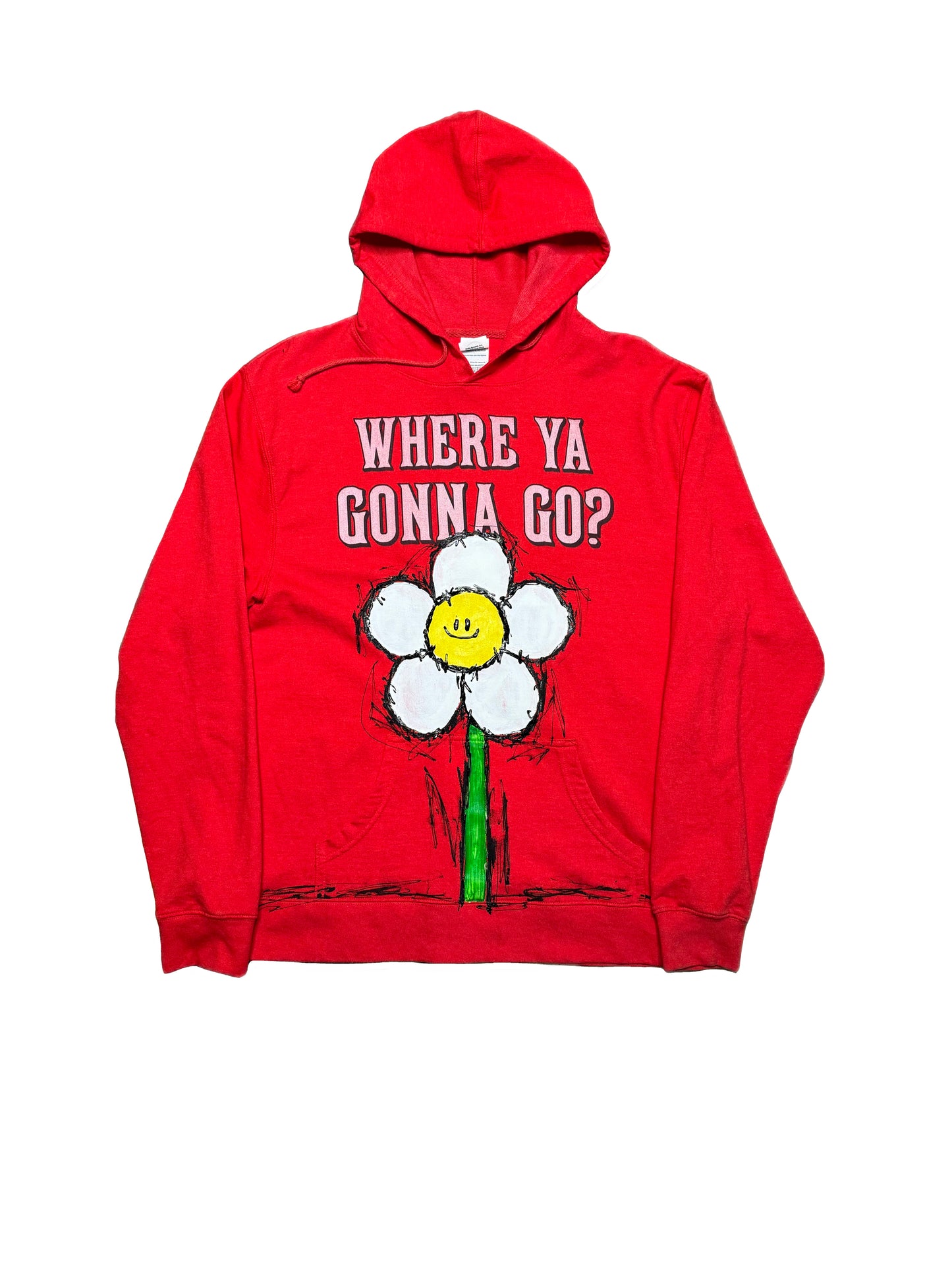 Where Ya Gonna Go Upcycled Hoodie (XL)