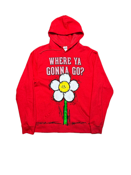 Where Ya Gonna Go Upcycled Hoodie (XL)