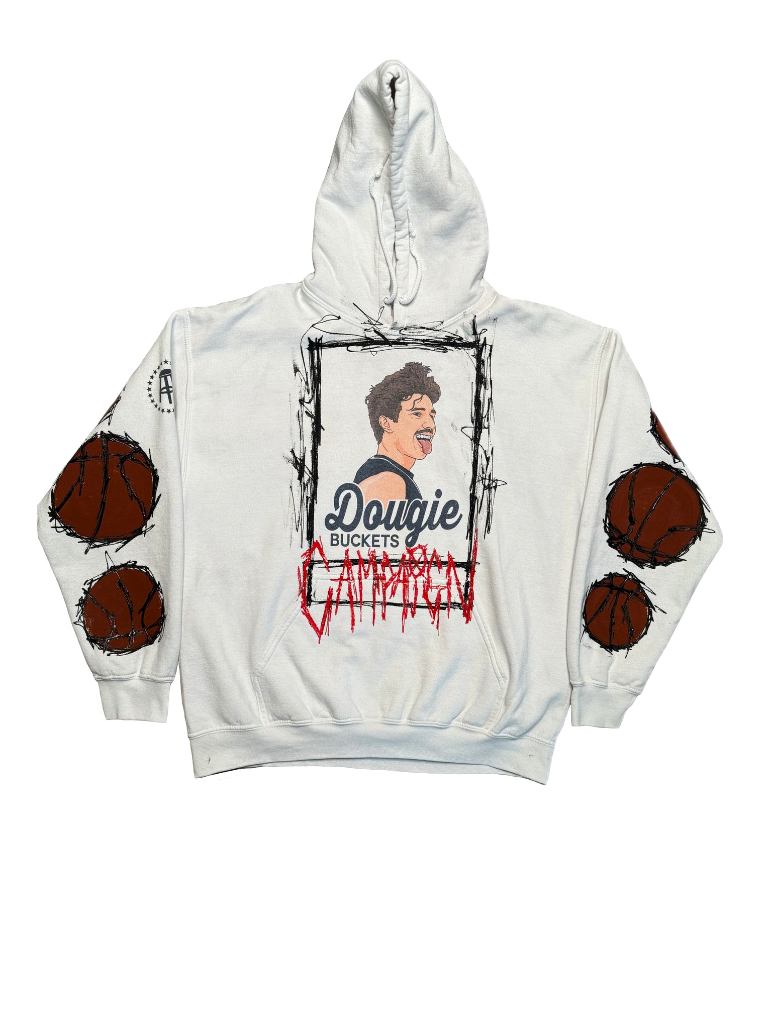 Dougie Buckets Upcycled Hoodie (Large)