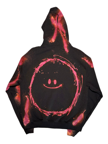 Dyed Smiley Hoodie (Small)