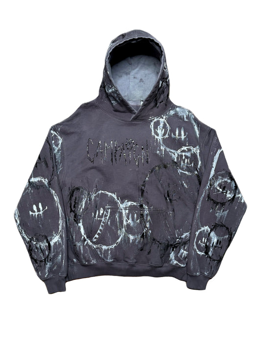 Faded Smiley Hoodie (Medium)