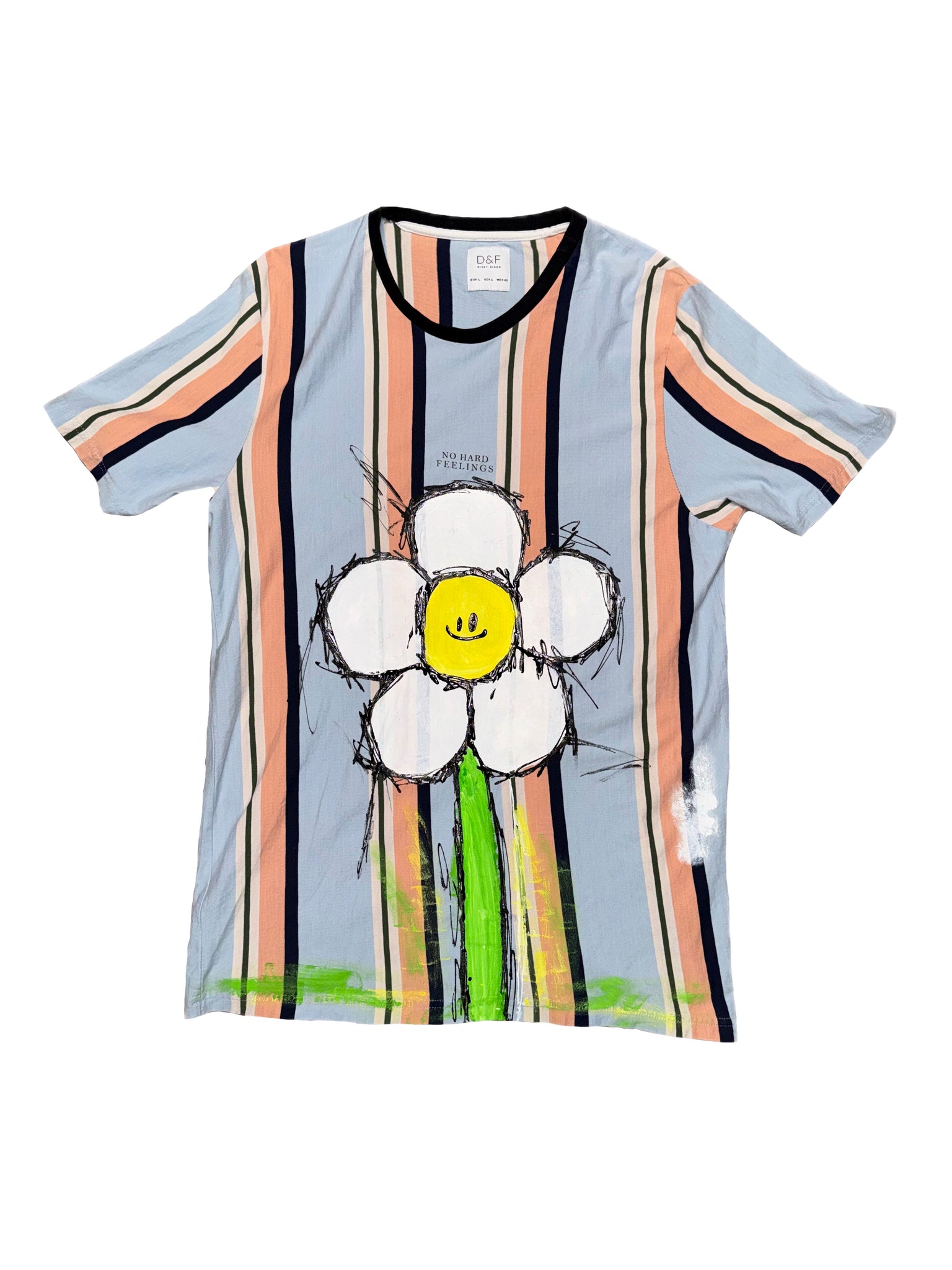 Upcycled Flower Tee (Large)