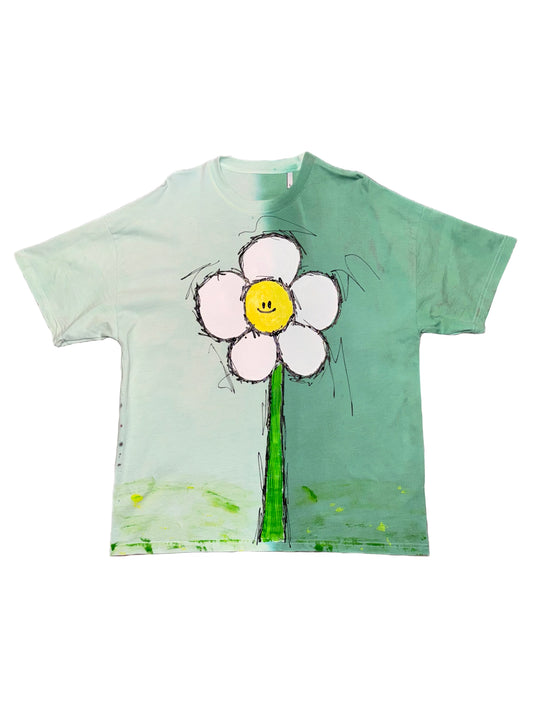 Half and Half Flower Tee (Large)
