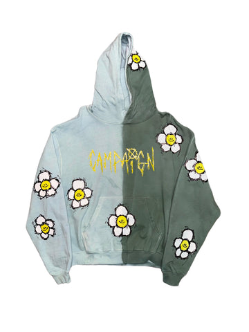 All over Flower Hoodie (Large)