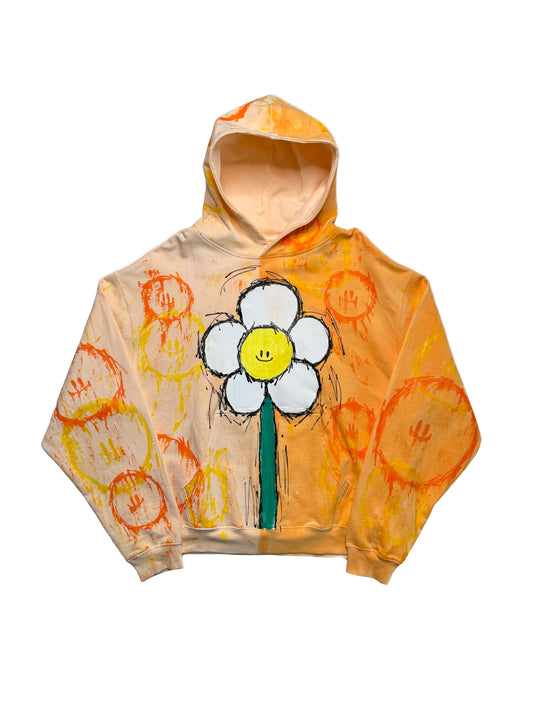 Half and Half Flower Hoodie (XL)