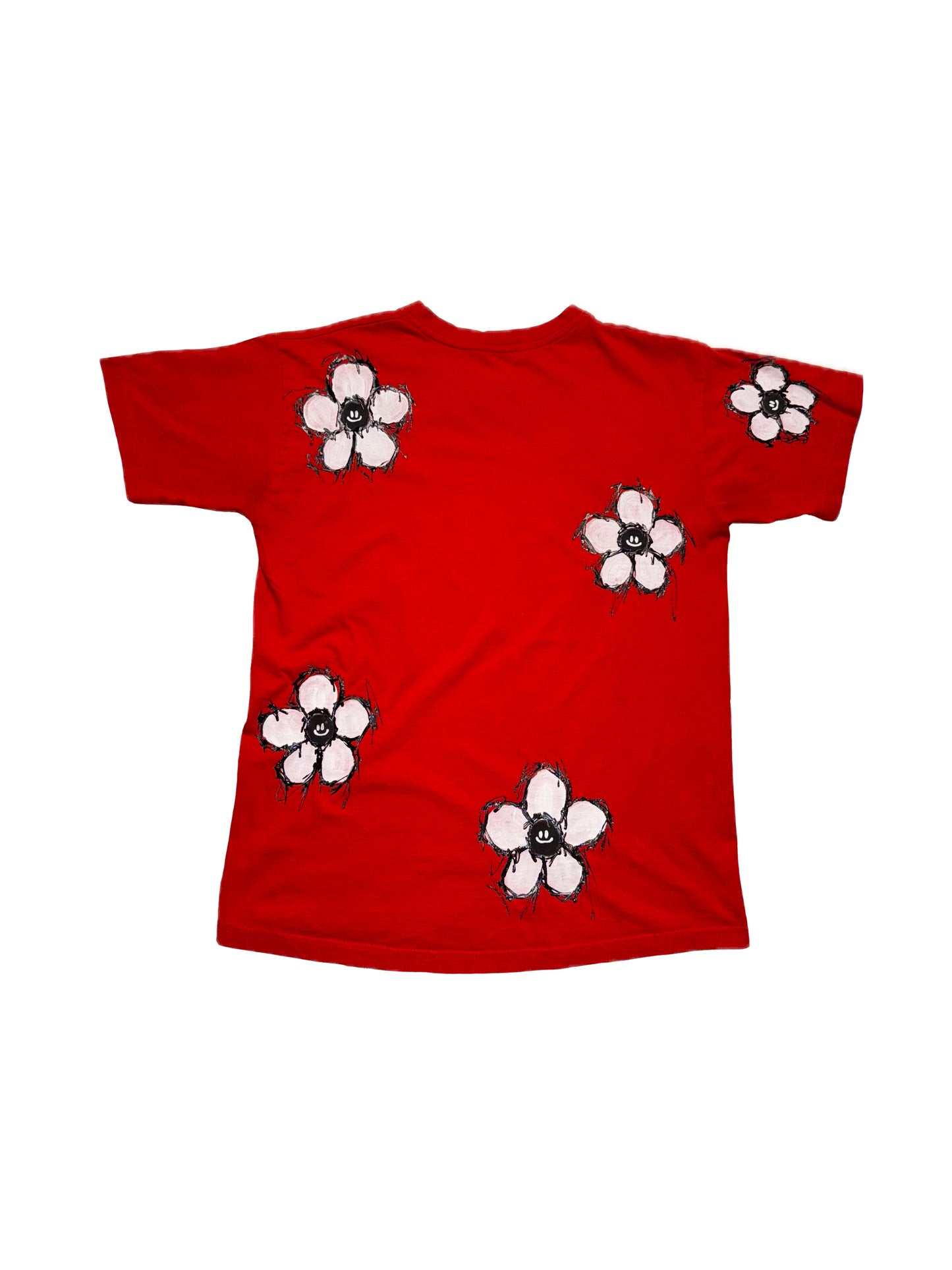 Black and White Flower Tee (XL)