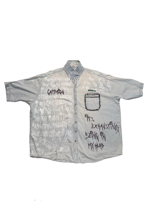 Smiley  Button-Up Shirt (4XL)