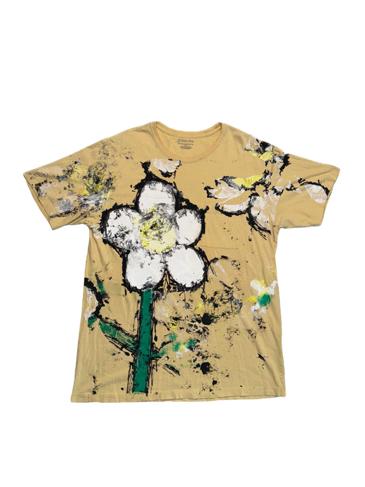 Smeared Flower Tee (Large)