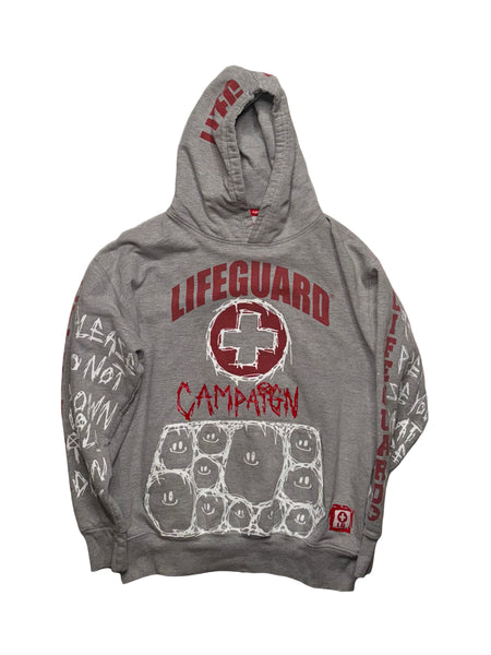 Upcycled Lifeguard Hoodie (Medium)