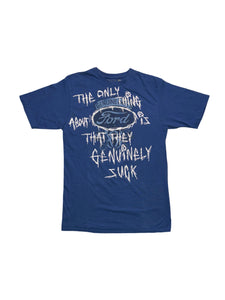 Upcycled Fords Suck Tee (Large)