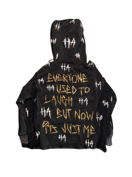 Upcycled Ha Hoodie (Small)