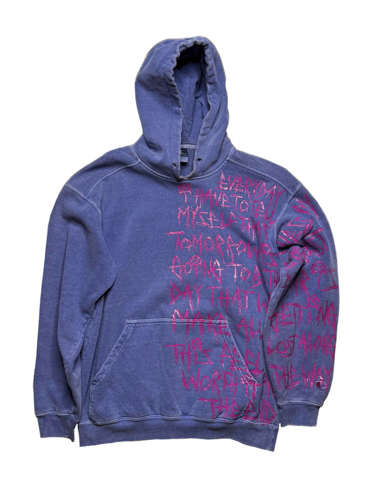 Purple Champion Hoodie (Small)