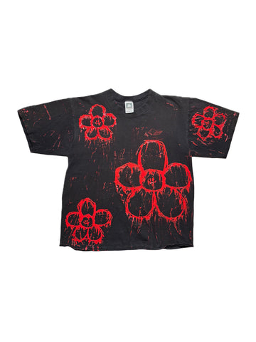 Distressed Flower Tee (Large)