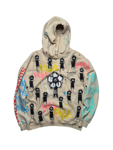 Upcycled Kids See Ghosts Hoodie (Large)