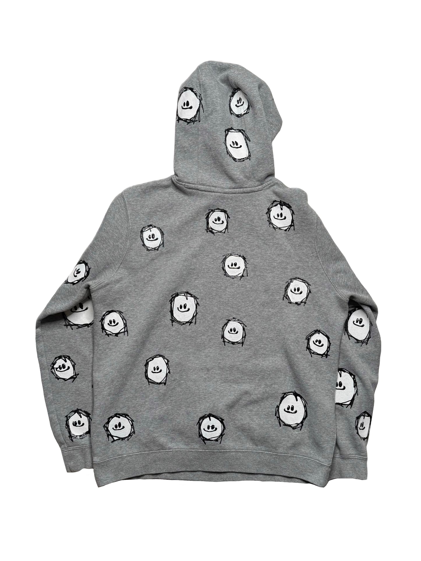 All Over Nike Smiley Hoodie (Medium)
