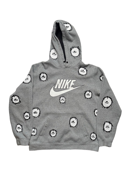 All Over Nike Smiley Hoodie (Medium)