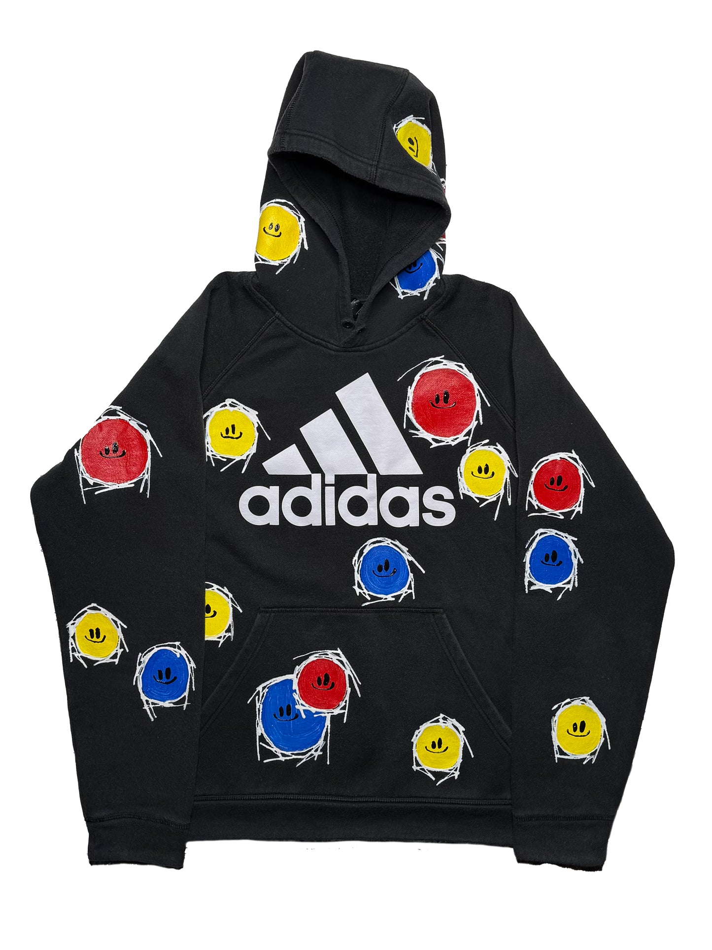 All Over Smiley Hoodie (Medium)