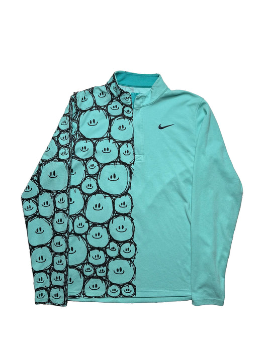 Half and Half Smiley Long Sleeve (Medium)