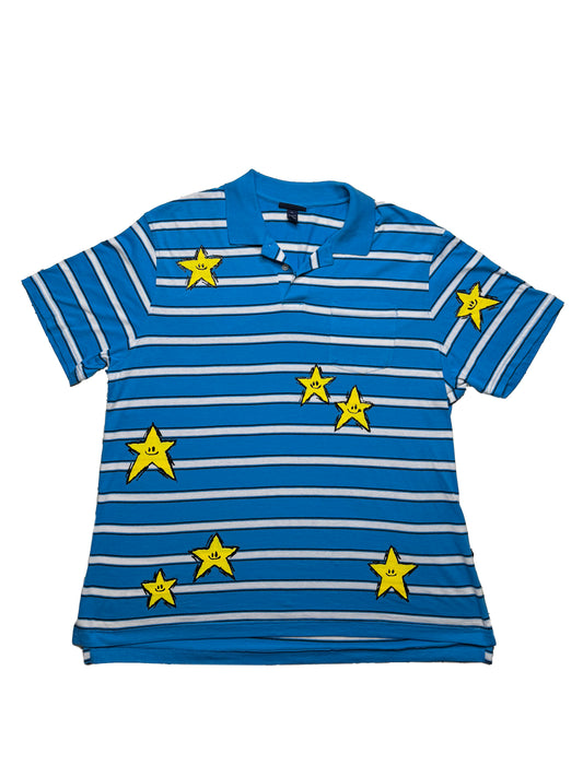 All Over Star Polo (XL)