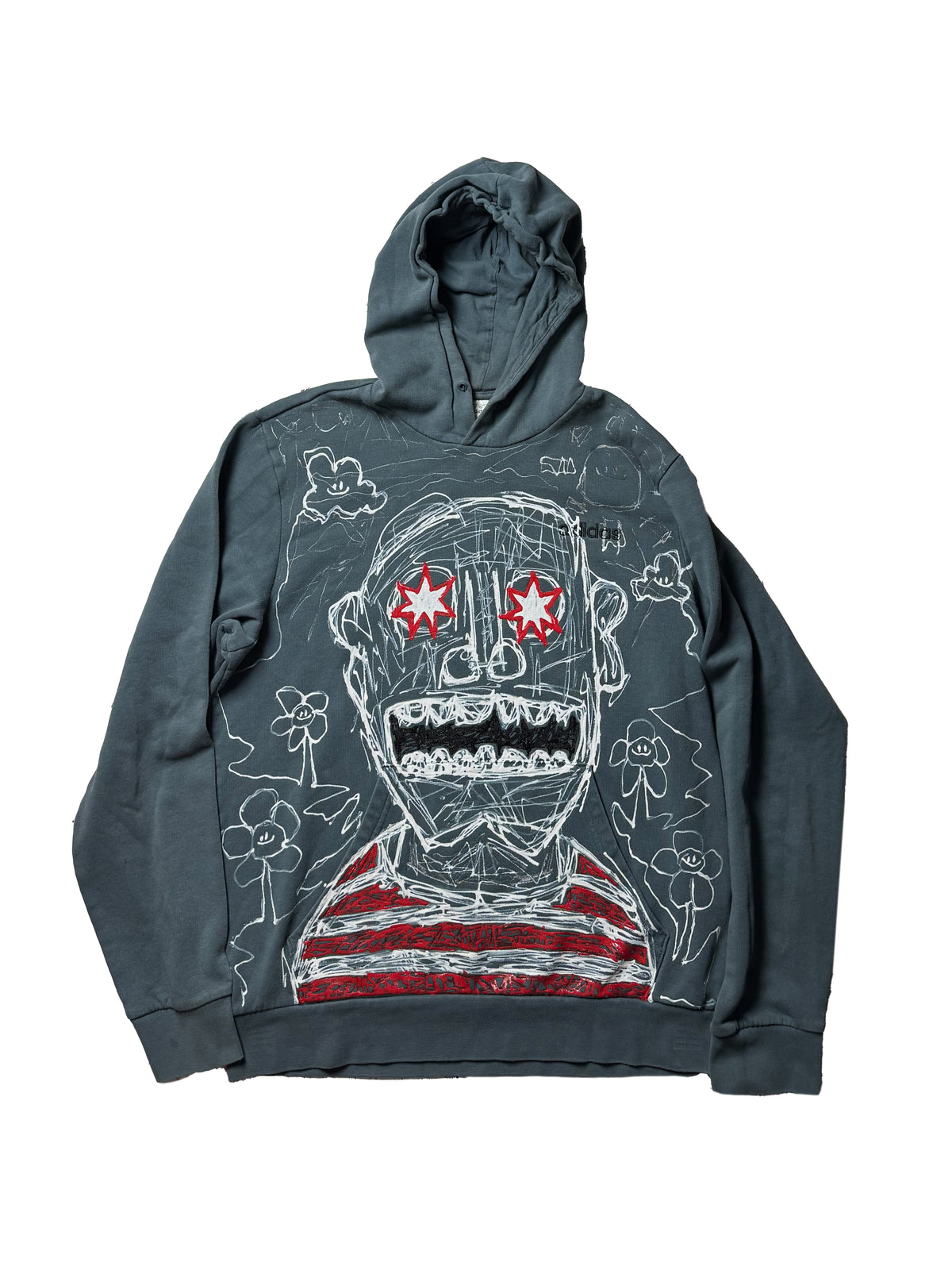 Scribble Face Hoodie (Medium)
